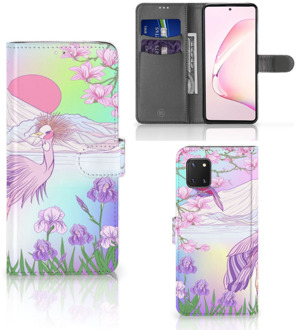 B2Ctelecom Wallet Bookcase Samsung Note 10 Lite Telefoonhoesje Vogel