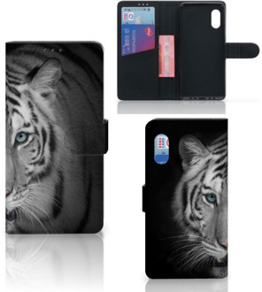 B2Ctelecom Wallet Bookcase Samsung Xcover Pro Hoesje Tijger