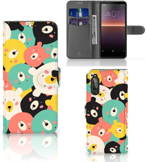 B2Ctelecom Wallet Bookcase Sony Xperia 10 II Telefoonhoesje Bears