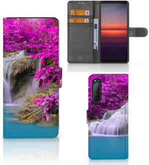 B2Ctelecom Wallet Bookcase Sony Xperia 5II Telefoonhoesje Waterval