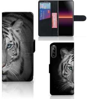 B2Ctelecom Wallet Bookcase Sony Xperia L4 Hoesje Tijger