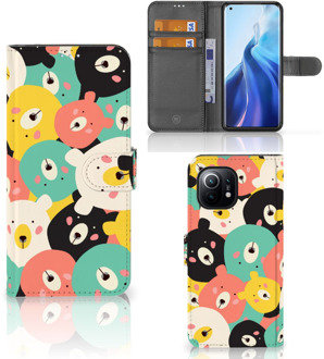 B2Ctelecom Wallet Bookcase Xiaomi Mi 11 Telefoonhoesje Bears