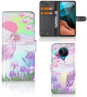 B2Ctelecom Wallet Bookcase Xiaomi Poco F2 Pro Telefoonhoesje Vogel