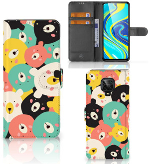 B2Ctelecom Wallet Bookcase Xiaomi Redmi Note 9 Pro | Note 9S Telefoonhoesje Bears