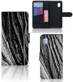 B2Ctelecom Wallet Case Alcatel 1B (2020) Smartphone Hoesje Valentijn Cadeautje Man Boomschors