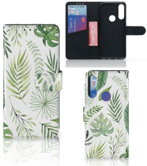 B2Ctelecom Wallet Case Alcatel 1S 2020 Smartphone Hoesje Leaves