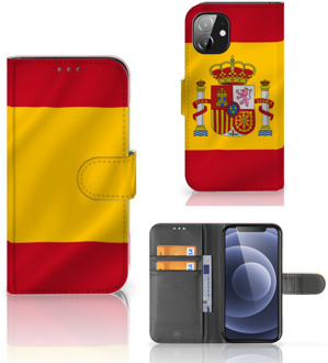 B2Ctelecom Wallet Case Apple iPhone 12 Mini Smartphone Hoesje Spanje