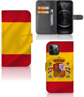 B2Ctelecom Wallet Case Apple iPhone 12 Pro Max Smartphone Hoesje Spanje