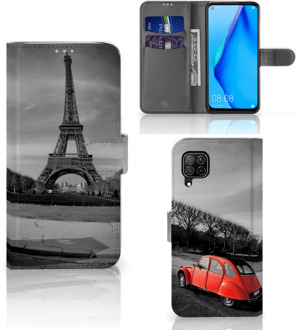 B2Ctelecom Wallet Case Huawei P40 Lite Hoesje Eiffeltoren