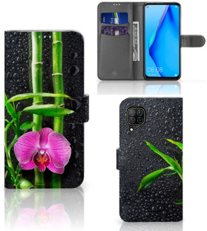 B2Ctelecom Wallet Case Huawei P40 Lite Hoesje Orchidee