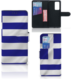 B2Ctelecom Wallet Case Huawei P40 Pro GSM Hoesje Griekenland