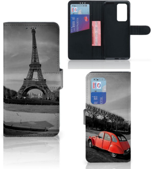 B2Ctelecom Wallet Case Huawei P40 Pro Hoesje Eiffeltoren