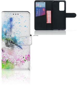 B2Ctelecom Wallet Case Huawei P40 Pro Hoesje Vogel