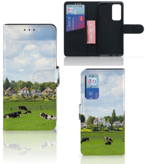 B2Ctelecom Wallet Case Huawei P40 Smartphone Hoesje Hollandse Koeien