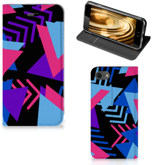 B2Ctelecom Wallet Case iPhone SE (2020) | 7/8 Hoesje Funky Triangle