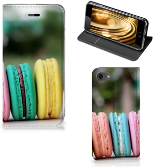 B2Ctelecom Wallet Case iPhone SE (2020) | 7/8 Hoesje Macarons