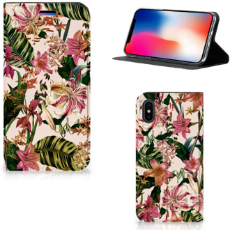 B2Ctelecom Wallet Case iPhone X | Xs Flowers