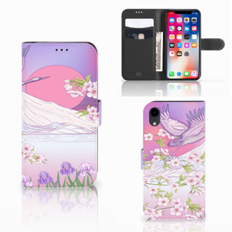 B2Ctelecom Wallet Case iPhone XRBird Flying