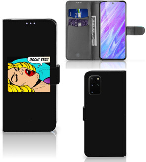 B2Ctelecom Wallet Case met Pasjes Samsung Galaxy S20 Plus Popart Oh Yes