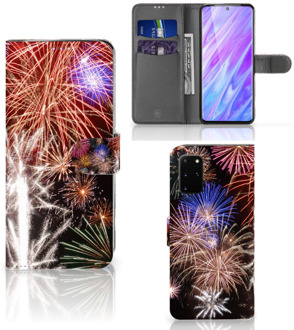 B2Ctelecom Wallet Case met Pasjes Samsung Galaxy S20 Plus Vuurwerk