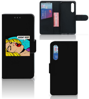 B2Ctelecom Wallet Case met Pasjes Xiaomi Mi 9 SE Popart Oh Yes