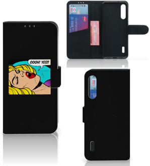 B2Ctelecom Wallet Case met Pasjes Xiaomi Mi A3 Popart Oh Yes