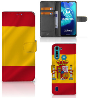 B2Ctelecom Wallet Case Motorola G8 Power Lite Smartphone Hoesje Spanje