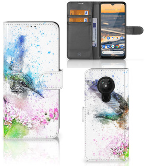 B2Ctelecom Wallet Case Nokia 5.3 Hoesje Vogel