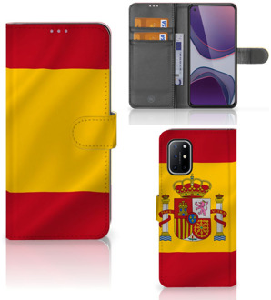 B2Ctelecom Wallet Case OnePlus 8T Smartphone Hoesje Spanje