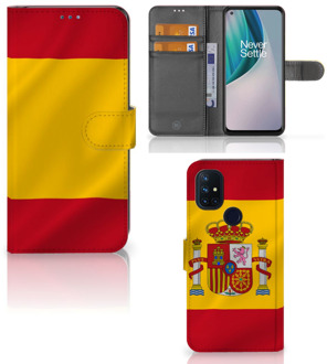 B2Ctelecom Wallet Case OnePlus Nord N10 Smartphone Hoesje Spanje