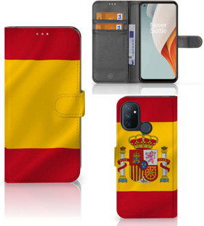 B2Ctelecom Wallet Case OnePlus Nord N100 Smartphone Hoesje Spanje