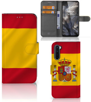 B2Ctelecom Wallet Case OnePlus Nord Smartphone Hoesje Spanje