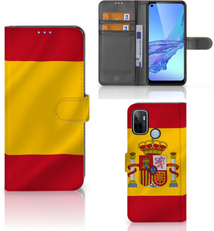 B2Ctelecom Wallet Case OPPO A53 | OPPO A53s Smartphone Hoesje Spanje