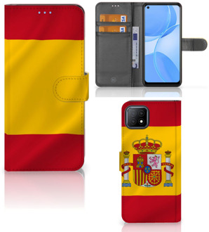 B2Ctelecom Wallet Case OPPO A73 5G Smartphone Hoesje Spanje