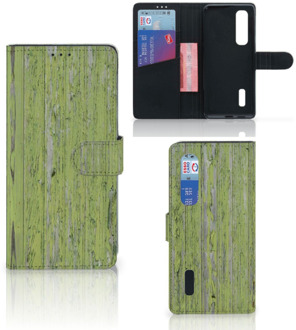 B2Ctelecom Wallet Case OPPO Find X2 Pro Telefoon Hoesje Green Wood