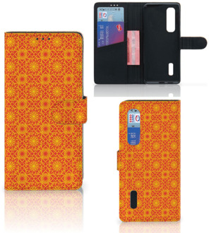 B2Ctelecom Wallet Case OPPO Find X2 Pro Telefoonhoesje Batik Orange