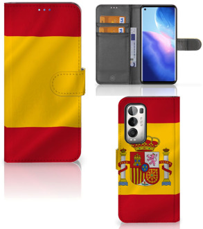 B2Ctelecom Wallet Case OPPO Find X3 Neo 5G Smartphone Hoesje Spanje