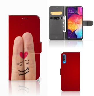 B2Ctelecom Wallet Case Samsung A50 met Pasjes Liefde