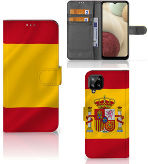 B2Ctelecom Wallet Case Samsung Galaxy A12 Smartphone Hoesje Spanje