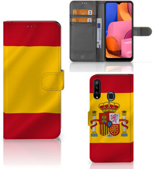 B2Ctelecom Wallet Case Samsung Galaxy A20s Smartphone Hoesje Spanje