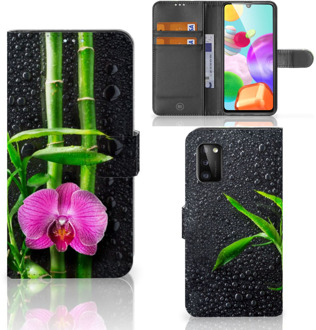 B2Ctelecom Wallet Case Samsung Galaxy A41 Hoesje Orchidee