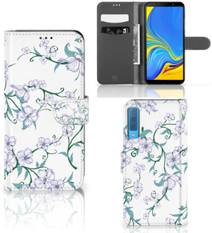 B2Ctelecom Wallet Case Samsung Galaxy A7 (2018) Blossom White