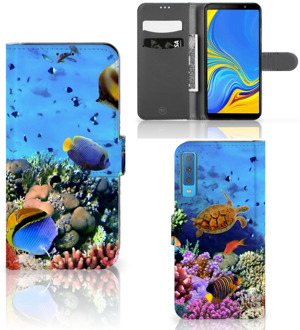 B2Ctelecom Wallet Case Samsung Galaxy A7 (2018) Design Vissen