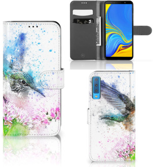 B2Ctelecom Wallet Case Samsung Galaxy A7 (2018) Design Vogel