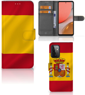 B2Ctelecom Wallet Case Samsung Galaxy A72 Smartphone Hoesje Spanje