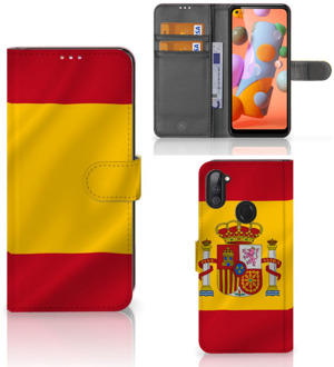 B2Ctelecom Wallet Case Samsung Galaxy M11 | A11 Smartphone Hoesje Spanje