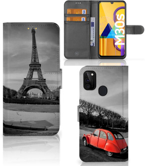 B2Ctelecom Wallet Case Samsung Galaxy M21 Hoesje Eiffeltoren