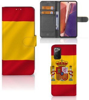 B2Ctelecom Wallet Case Samsung Galaxy Note 20 Smartphone Hoesje Spanje