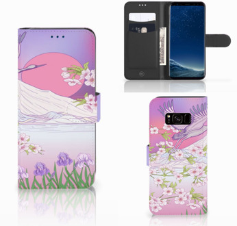 B2Ctelecom Wallet Case Samsung Galaxy S8 Bird Flying