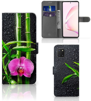 B2Ctelecom Wallet Case Samsung Note 10 Lite Hoesje Orchidee